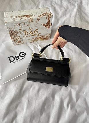 Сумка mini sicily black bag 3