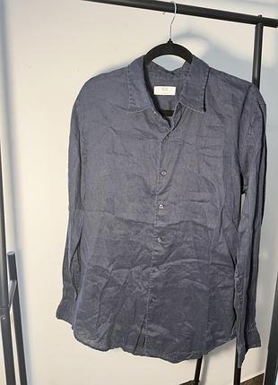 Чоловіча льона сорочка uniqlo сток