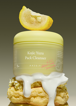 Axis-y kojic yuzu pack cleanser маска-суфле для вмивання з койєвою кислотою і юдзу 60 г