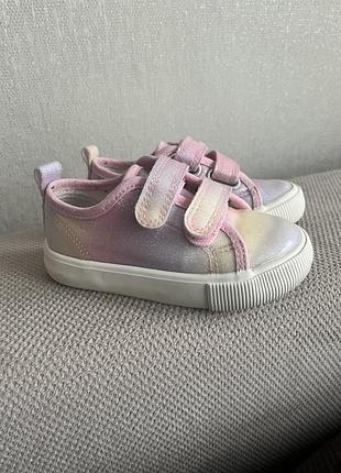 Кросівки primark  23 р.для дівчаток різнокольорові з липучками