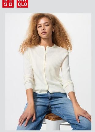 Кардиган з вовни uniqlo