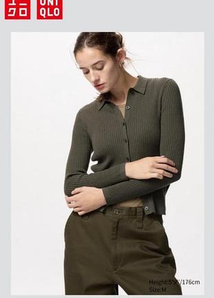 Кардиган з вовни uniqlo