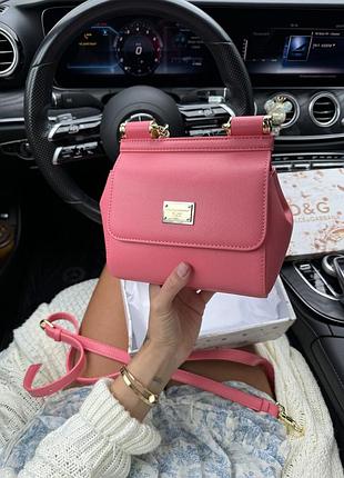 Сумка medium sicily pink bag 3
