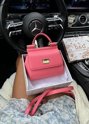 Сумка medium sicily pink bag 7