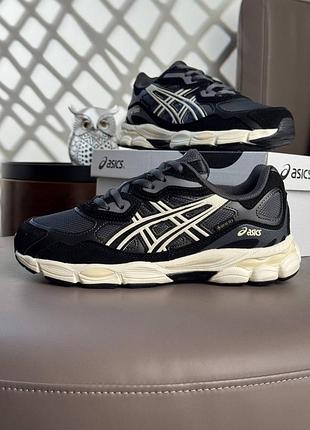Водонепроникні кросівки asics gel-nyc w gtx black beige