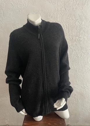 Кофта серая, шерсть, m&s 2