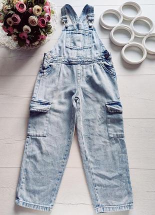 4,5 років, зріст 110. синній джинсовий комбінезон  denim co (деним ко)  артикул 28512