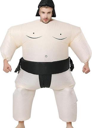 Надувний карнавальний костюм fxich inflatable sumo wrestrer costume костюм сумоїста універсального розміру