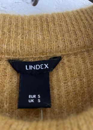 Свитер горчичного цвета альпака, шерсть lindex 5