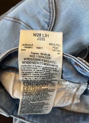 Lee джинсы w28 l31 8