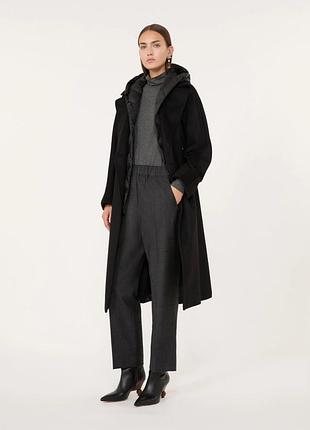 Max mara гольф з віскози темно сірий меланж