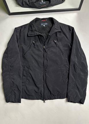 Куртка чоловіча armani jeans чорна розмір l-xl
