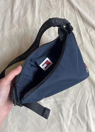 Сумка жіноча tommy jeans синя текстильна 2