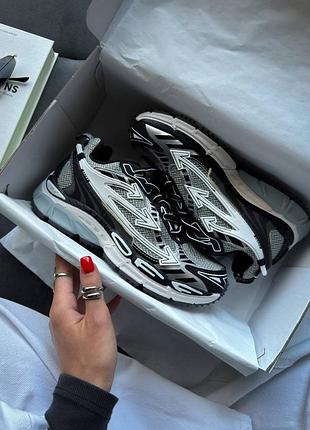 Кроссовки off white be right back grey/black