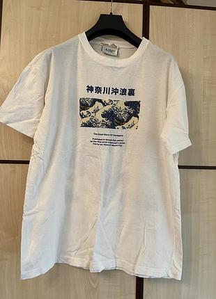 Pull&bear мерч футболка