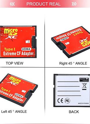 Картридер compact flash под microsd. и под sd