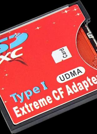Картридер compact flash под microsd. и под sd 5