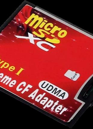 Картридер compact flash под microsd. и под sd 6