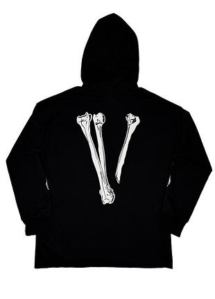 Худі vlone bones & skull black ss 2017 2