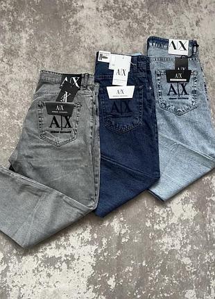 Джинси чоловічі armani exchange сірі, сині