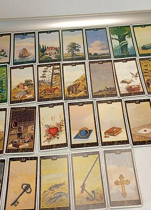 Класичний оракул ленорман (36 карт) "lenormand oracle" карты гадальные
