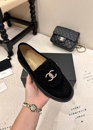 Лофери жіночі chanel чорні