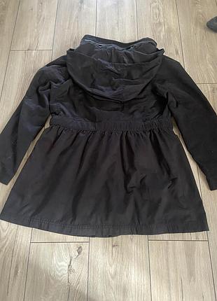 Стильний чорний плащ-парка h&m 3