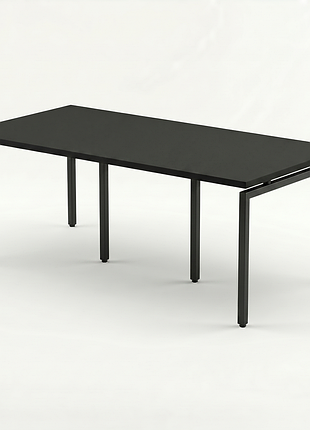 Стіл для переговорів q-200 loft design чорний st7 чорний