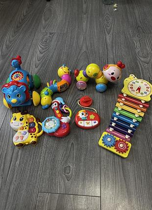 Інтерактивні розвивальні іграшки для малюків, різнокольорові, пластик