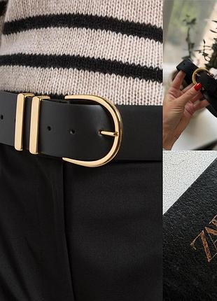 Ремень кожаний від бренду zara