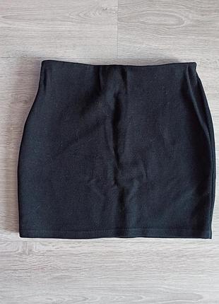 Черная мини юбка zara trafaluc