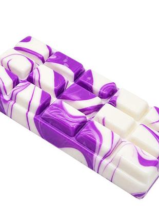 Детский сквиш-антистресс шоколад мраморный sqchoko-113-violet размер 15,7х7х1,7 см