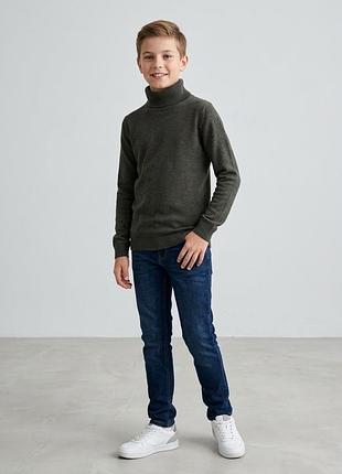 Бавовняний графітовий гольф / водолазка jack & jones junior (12 років / 152 см)