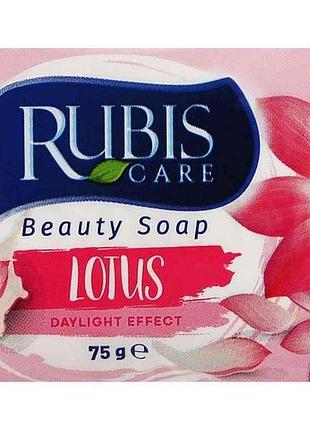 Мило туалетне 75г лотос care lotus тм rubis