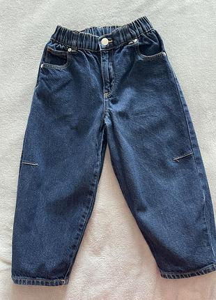 Джинси для дітей zara baggy сині 116 см