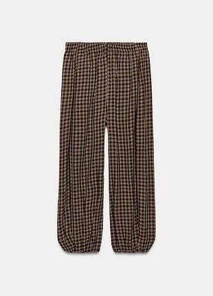 Штани жіночі в клітинку zara new