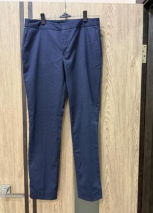 Брюки жіночі zara сині, розмір 36