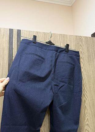 Брюки жіночі zara сині, розмір 36 3