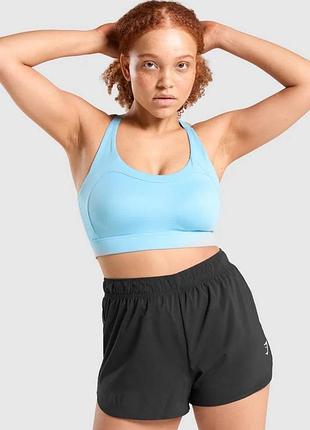 Жіночий спортивний топ gymshark в голубому кольорі, розмір l