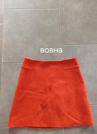 Вовняна яскрава спідниця 5