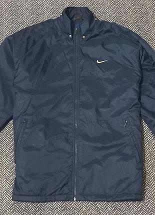 Куртка чоловіча nike вінтажна утеплена синтепоном розмір  l- xl