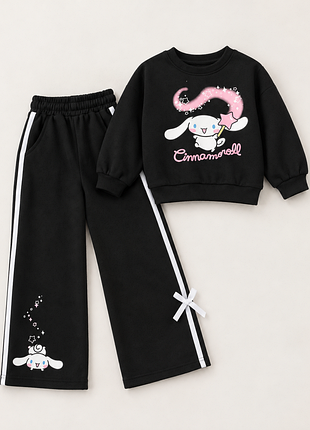 Спортивний костюм для дівчинки cinnamoroll чорний