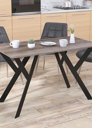 Стол обеденный ишла 120-65 loft design дуб палена закруглённые углы
