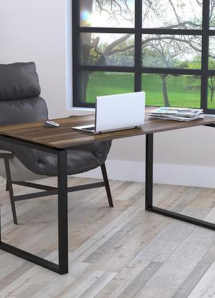 Письменный стол loft design q-135 black орех модена