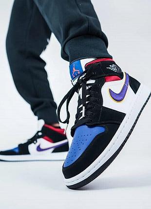 Мужские кроссовки air jordan 1 mid оригинал размер 45