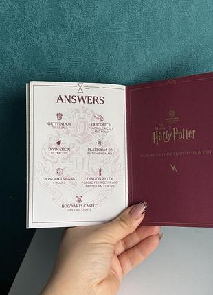 Інтерактивний буклет activity passport: first year at hogwarts edition від warner bros. studio tour london 7