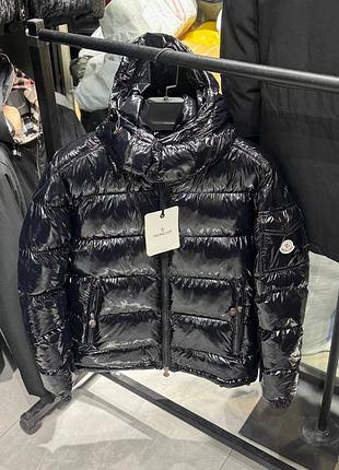 Мужская теплая зимняя куртка пуховик moncler nfc