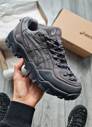 Мужские кроссовки asics gel-pickax grey