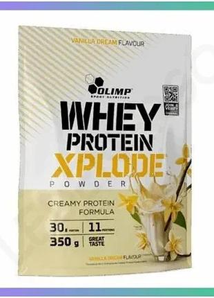 Сывороточный протеин olimp whey protein xplode 350 г ваниль белковый коктейль для спортсменов и активн sku_fitsh_cn20373-1