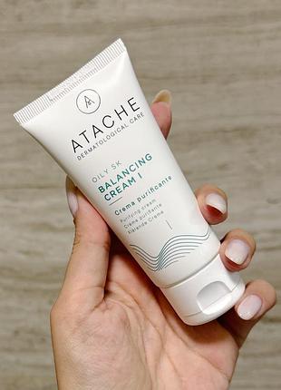 Балансувальний крем для жирної і проблемної шкіри atache oily sk balancing cream i